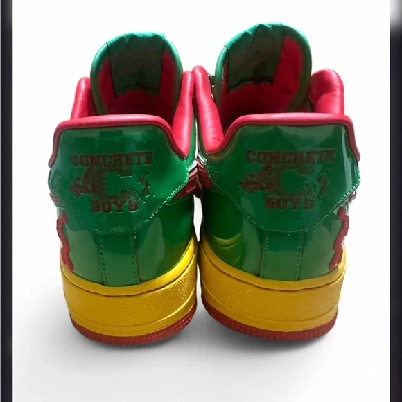 Nike Air Force 1 Low Lil Yachty Concrete Boys Lucky Green size 8 #NoBox